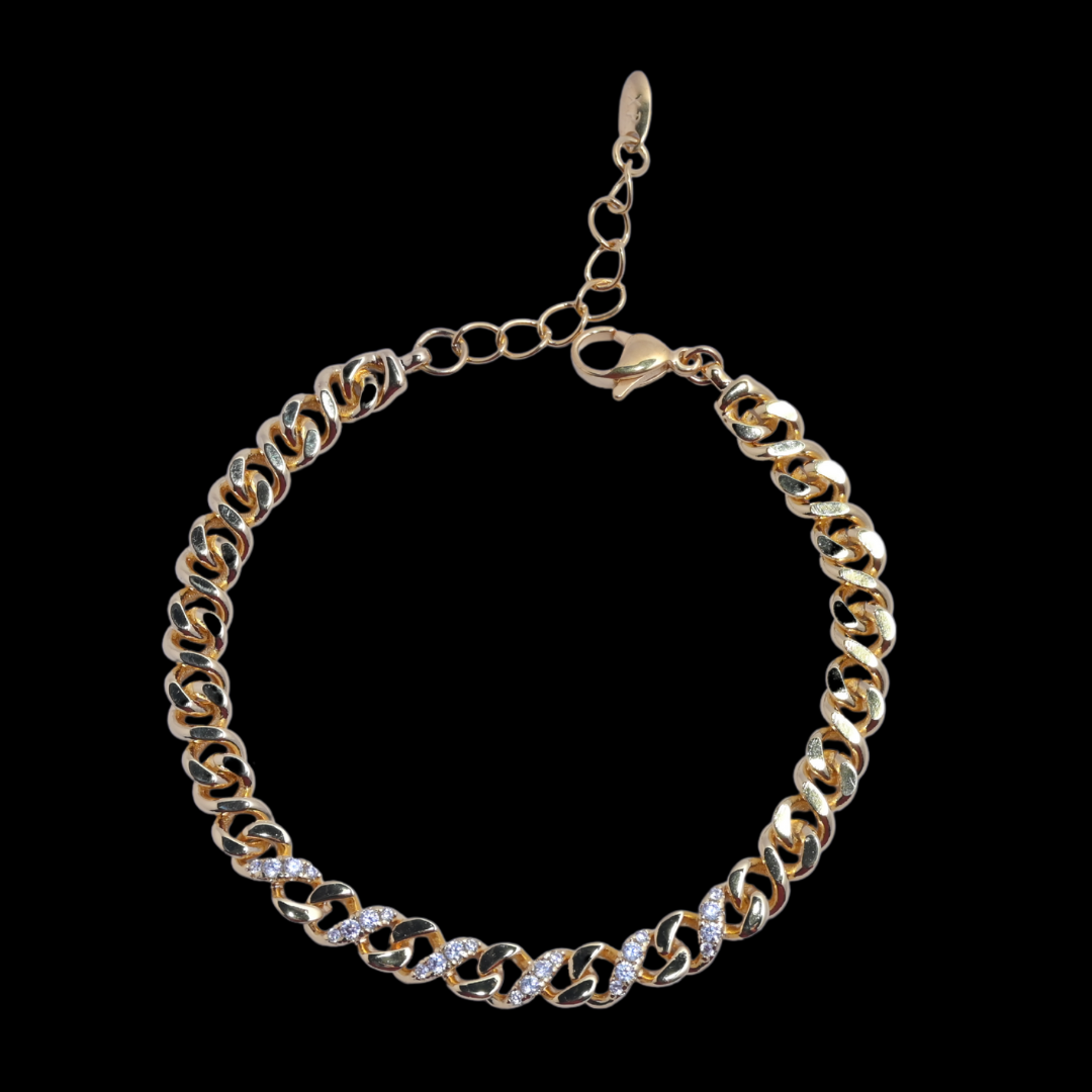 Lustrous Twist Chain Bracelet (20)