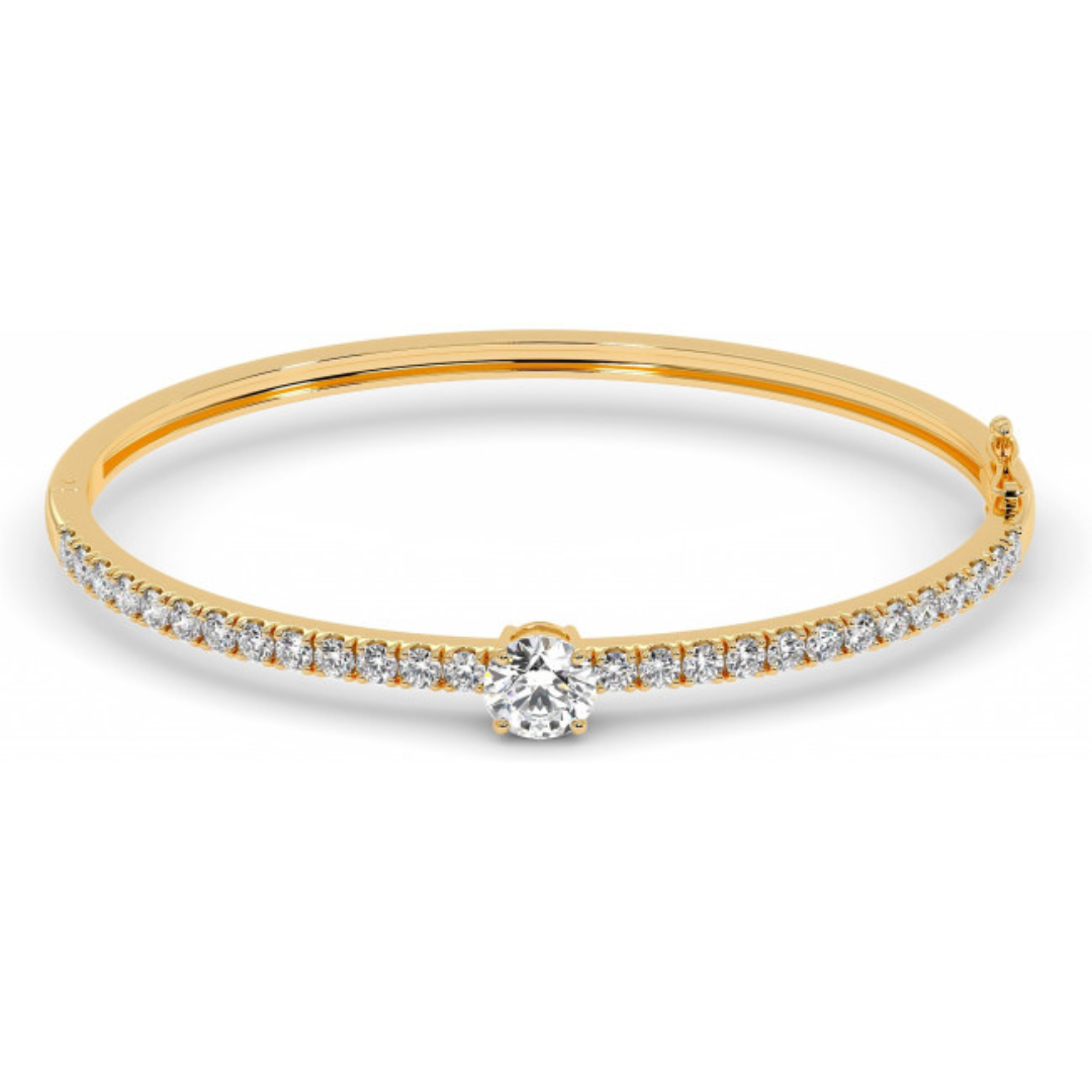 Radiant Solitaire Bangle (86)