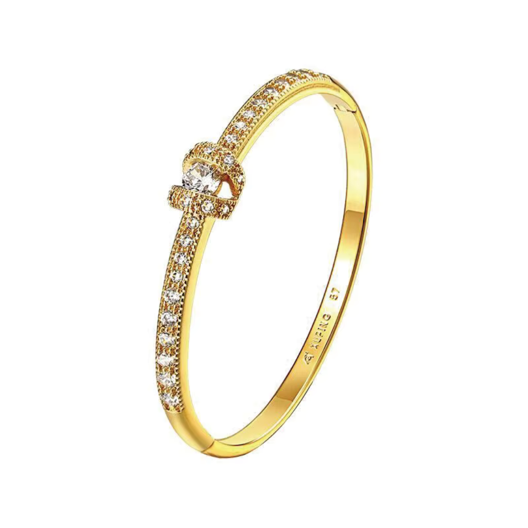 Elegant Crystal Studded Bangle