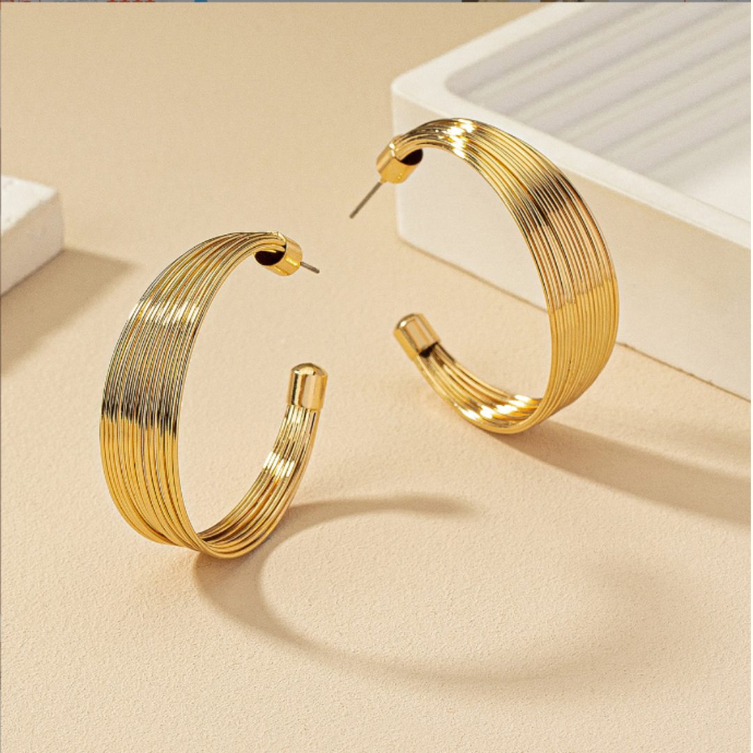 Radiance Twist Hoop Earrings (59)