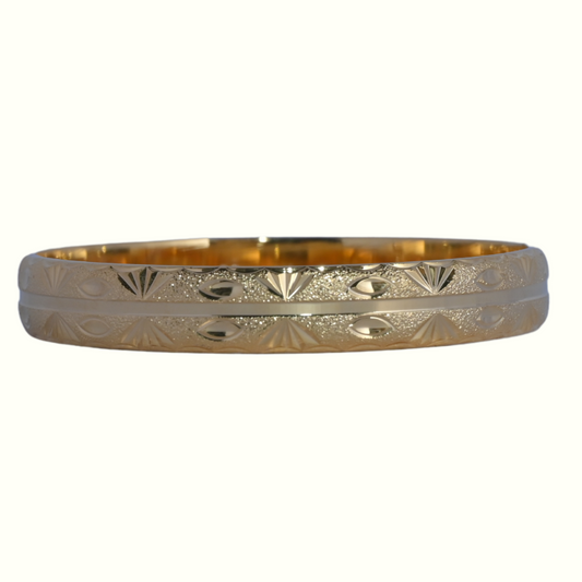 Ethereal Bloom Engraved Bangle (72)