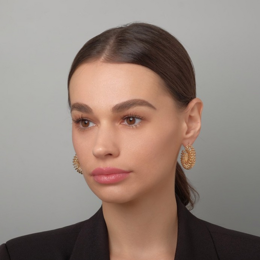 Spiral Hoop Earrings