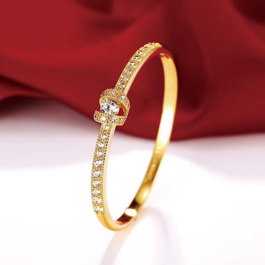 Elegant Crystal Studded Bangle