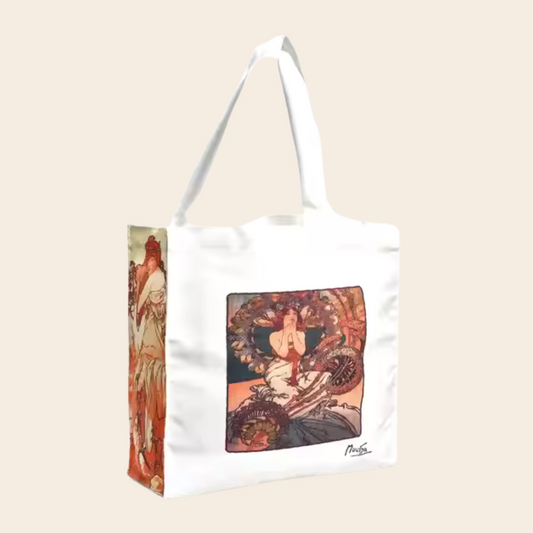 Large Medium Printed Shopping Cotton Canvas Tote Bag
