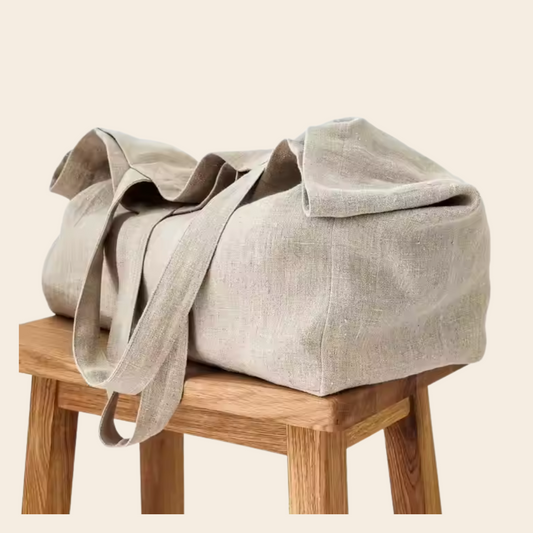 Plain Good Quality Tote Label Tag Linen Bag