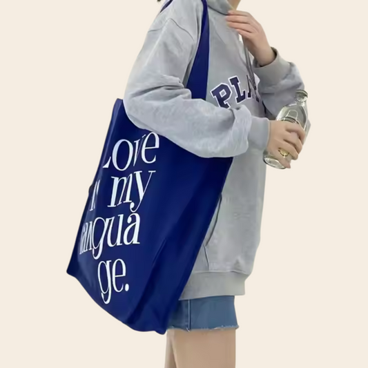 Fashion Plain Beach Canvas Plain Cotton With Zipper